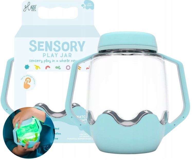 GLO PALS SENSORY JAR FOR FILLED WATER WITH BACKLIGHT