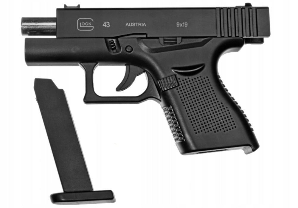 GLOCK 43 METAL GUN FOR BALLS 6MM REPLICA ASG + GRENADE 800 PCS BALLS Brand no brand