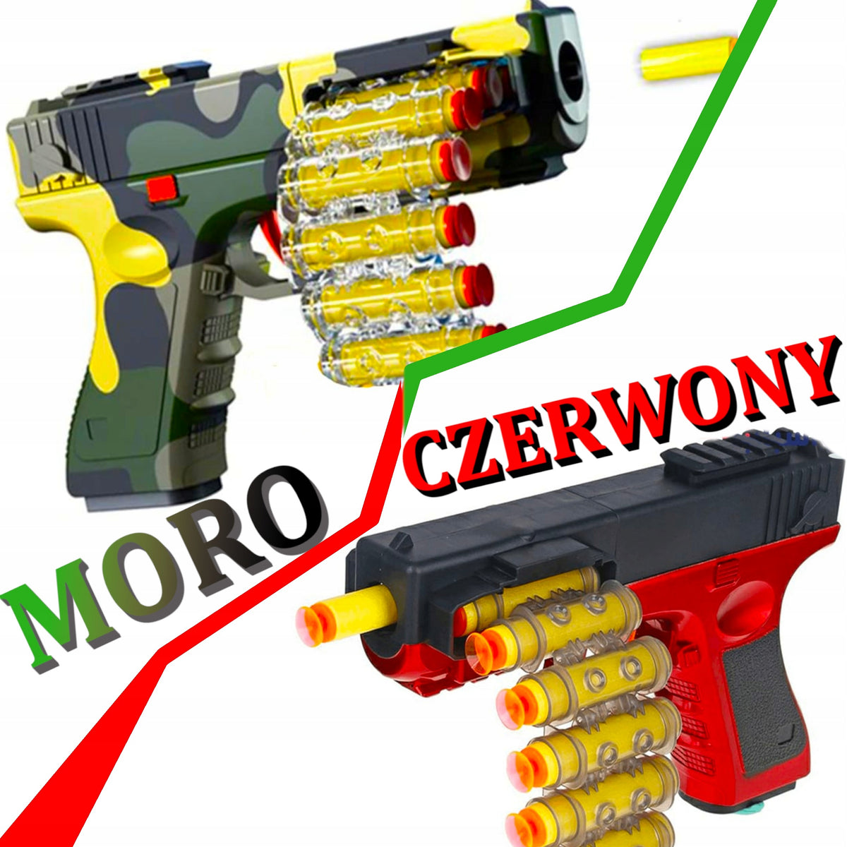 GLOCK ARROW GUN SEMI-AUTOMATIC NERF LAUNCHER + 20 ARROWS Packaging status original