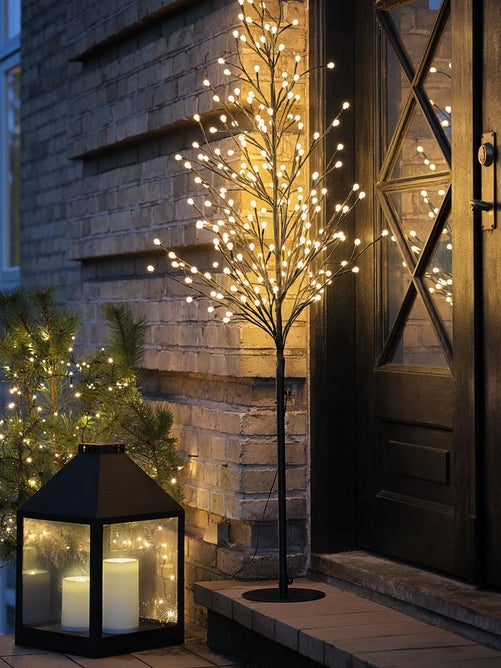 GLOWING DECORATIVE TREE 200 LED DECORATION FOR LIVING ROOM TERRACE 150CM Packaging status original