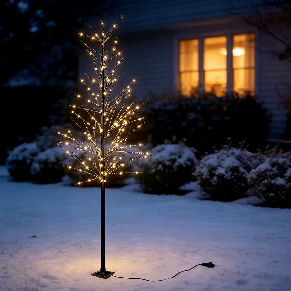 GLOWING DECORATIVE TREE 210 LED DECORATION FOR LIVING ROOM TERRACE 120CM Brand no brand