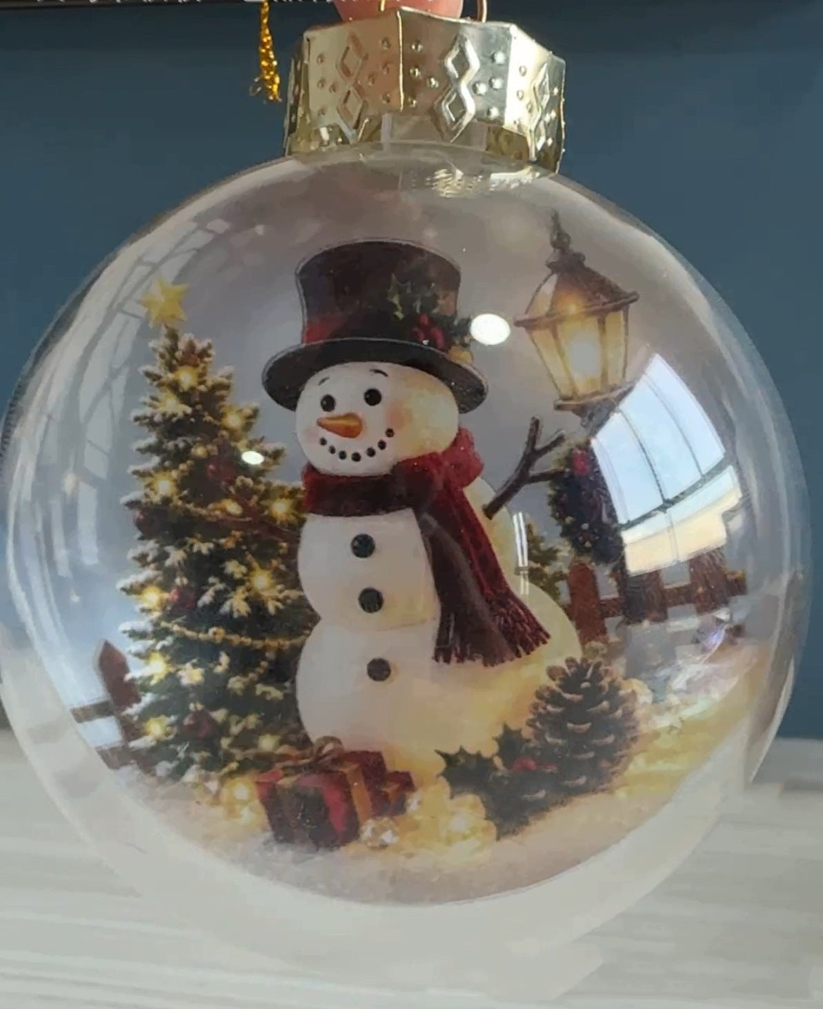 GLOWING LED ORNAMENT FOR CHRISTMAS TREE SCENE CHRISTMAS PENDANT GIFT Manufacturer code 6979905258530