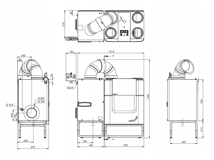 GLYCOL GROUND HEAT EXCHANGER COMFOFOND-L Manufacturer code 471310084