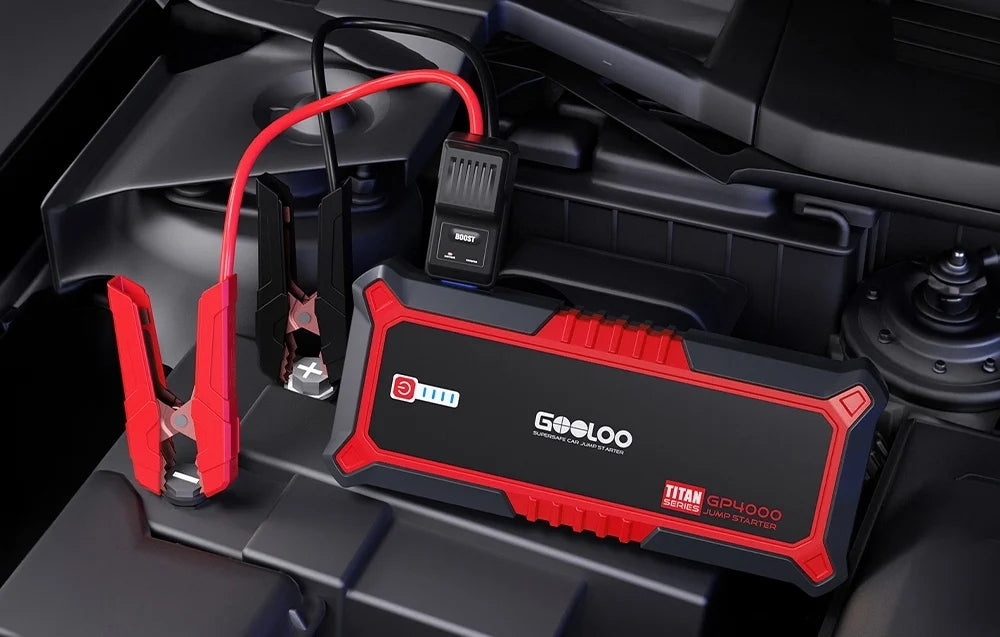 GOOLOO GP4000 Jump Starter 4000A Powerbank USB-C QC Brand GOOLOO