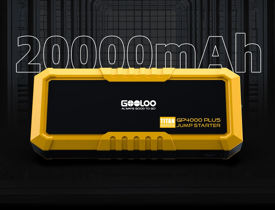 GOOLOO GP4000 PLUS Jump Starter 4000A Power Bank 20000mAh 12V Brand GOOLOO