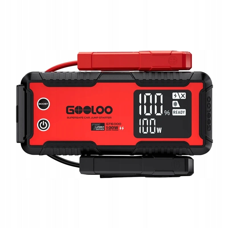 GOOLOO GT6000 Jump Starter 6000A 27000mAh 99.9Wh 12V Manufacturer code GT6000