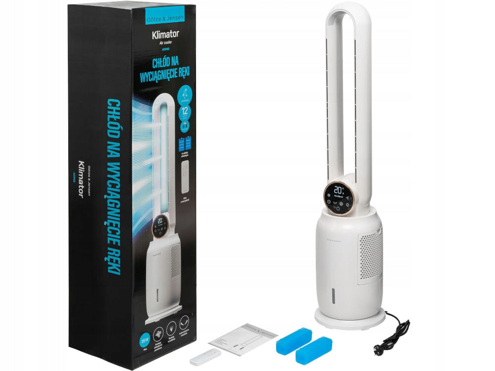 GÖTZE & JENSEN AC502 air conditioner Dominant color white