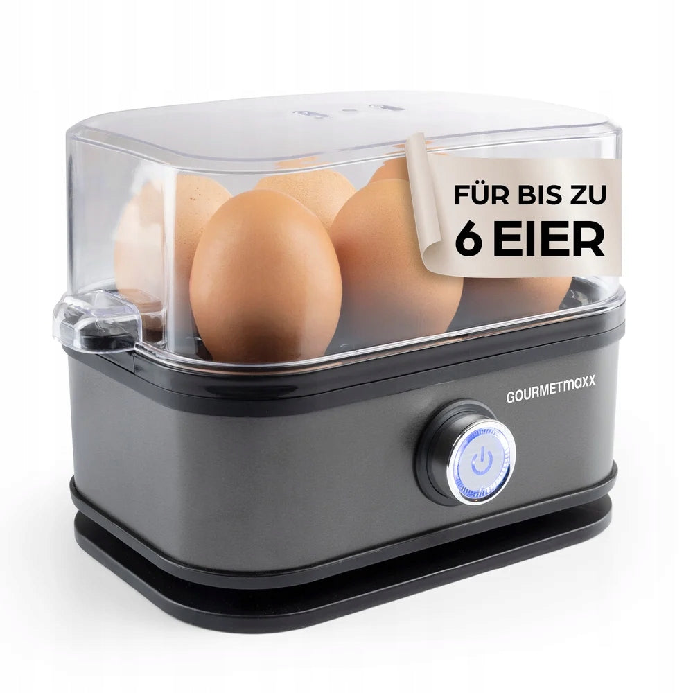 GOURMETmaxx egg cooker for 6 eggs 400 W anthracite
