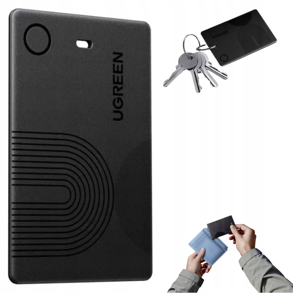 GPS BLUETOOTH LOCATOR FOR LUGGAGE WALLET BAGS APPLE FIND MY IOS IP68