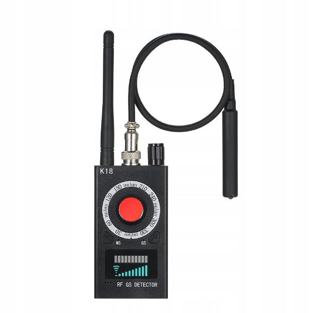 GPS LOCATOR DETECTOR GSM LTE EAVESDROPPING WIFI CAMERA DETECTOR Manufacturer code Wykrywacz podsłuchu i GPS K18 V2