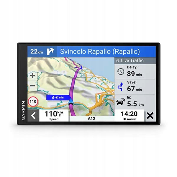 GPS Navigation GARMIN DriveSmart 76 EU MT-S WiFi Lifetime Map Update Batteries included no