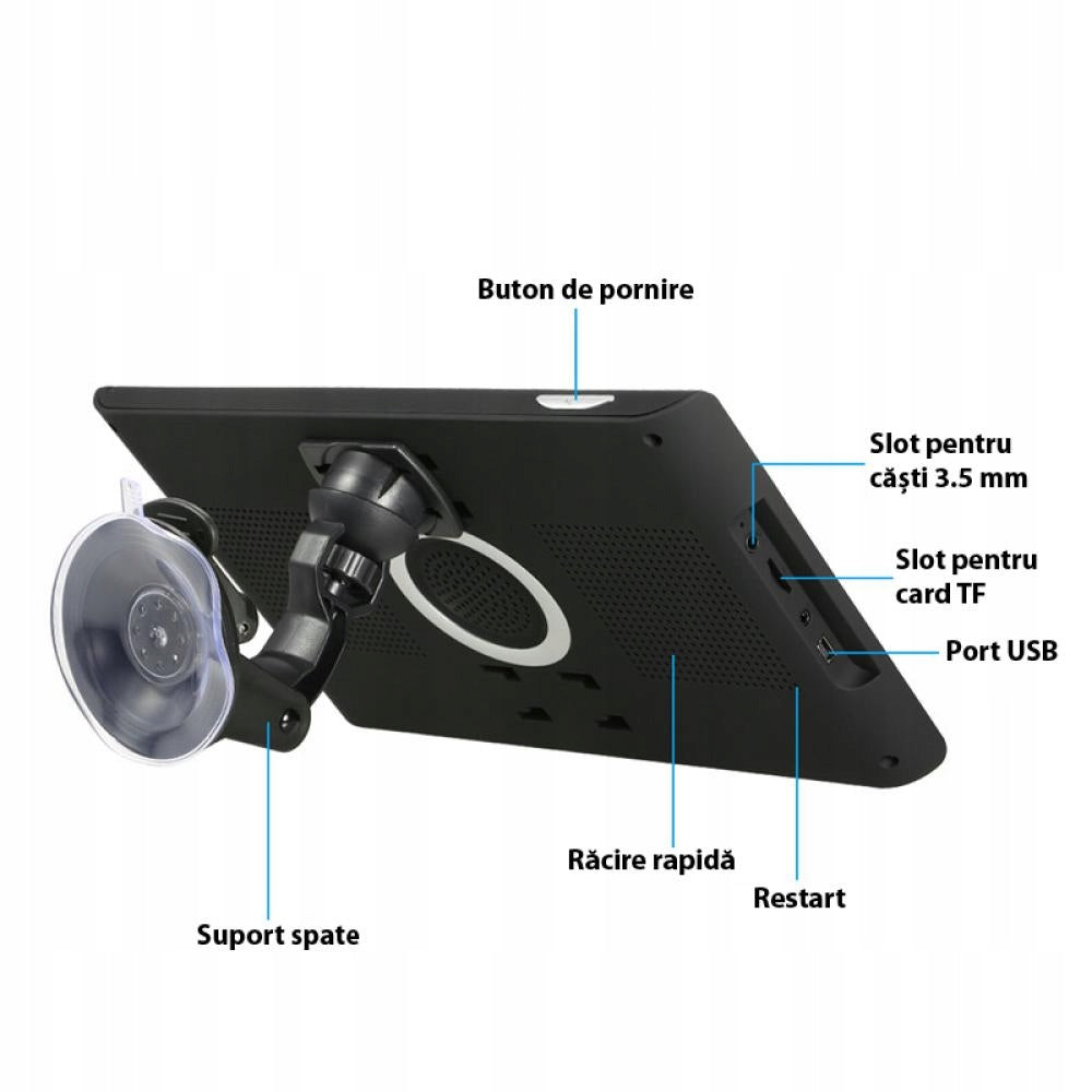 GPS Navigator 902 9-inch with Touch Screen, 16GB Memory, 256MB Cache, Resolution Brand GOMEDIA