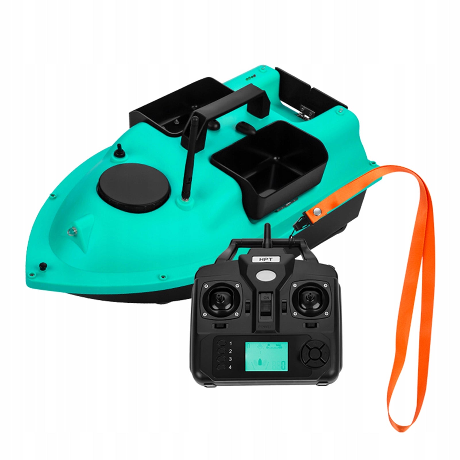 GPS bait boat R18, 40 points, 3 chambers, 500m, 12000mAh, EU Brand no brand