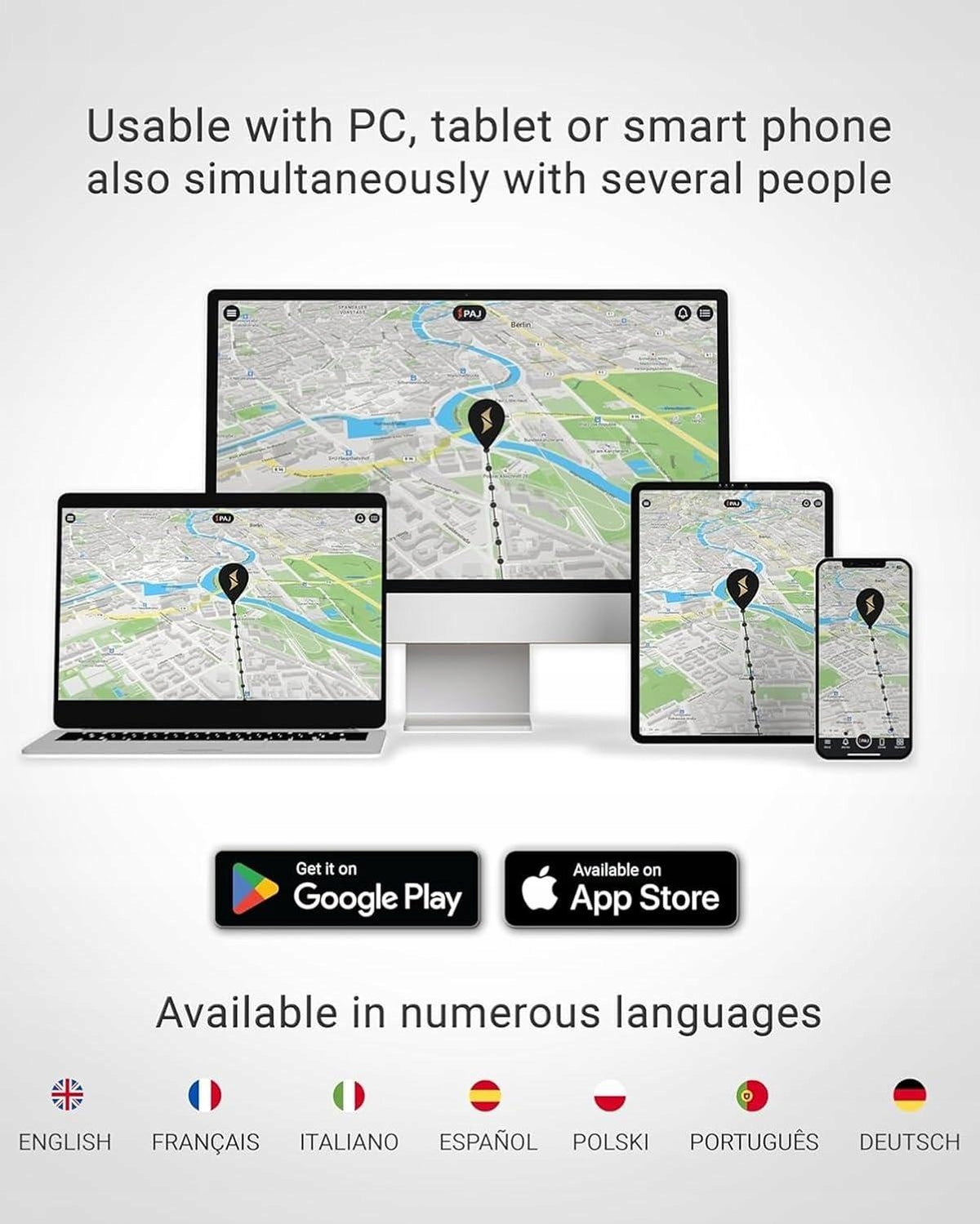 GPS locator for cat dog animals PAJ PET FINDER 2.0 43 countries Manufacturer code Allround Finder 2.0