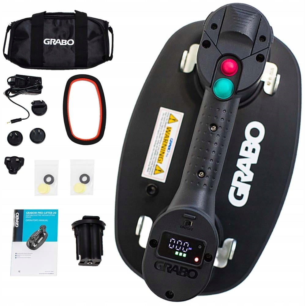 GRABO PROLIFTER 20 VACUUM GRIPPER PROFESSIONAL MATERIAL BAG Manufacturer code GRABOPRO