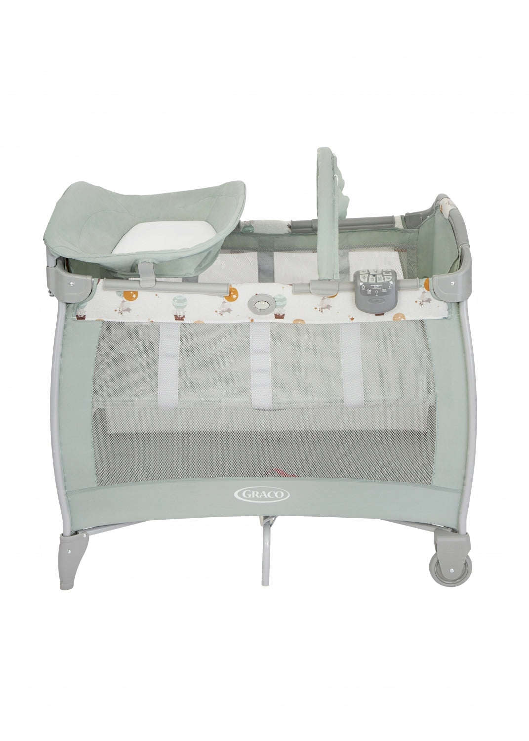 GRACO COT + CHANGING TABLE + HEADBAND + VIBRATION - Contour Electra Up & Away EAN (GTIN) 5060624773501