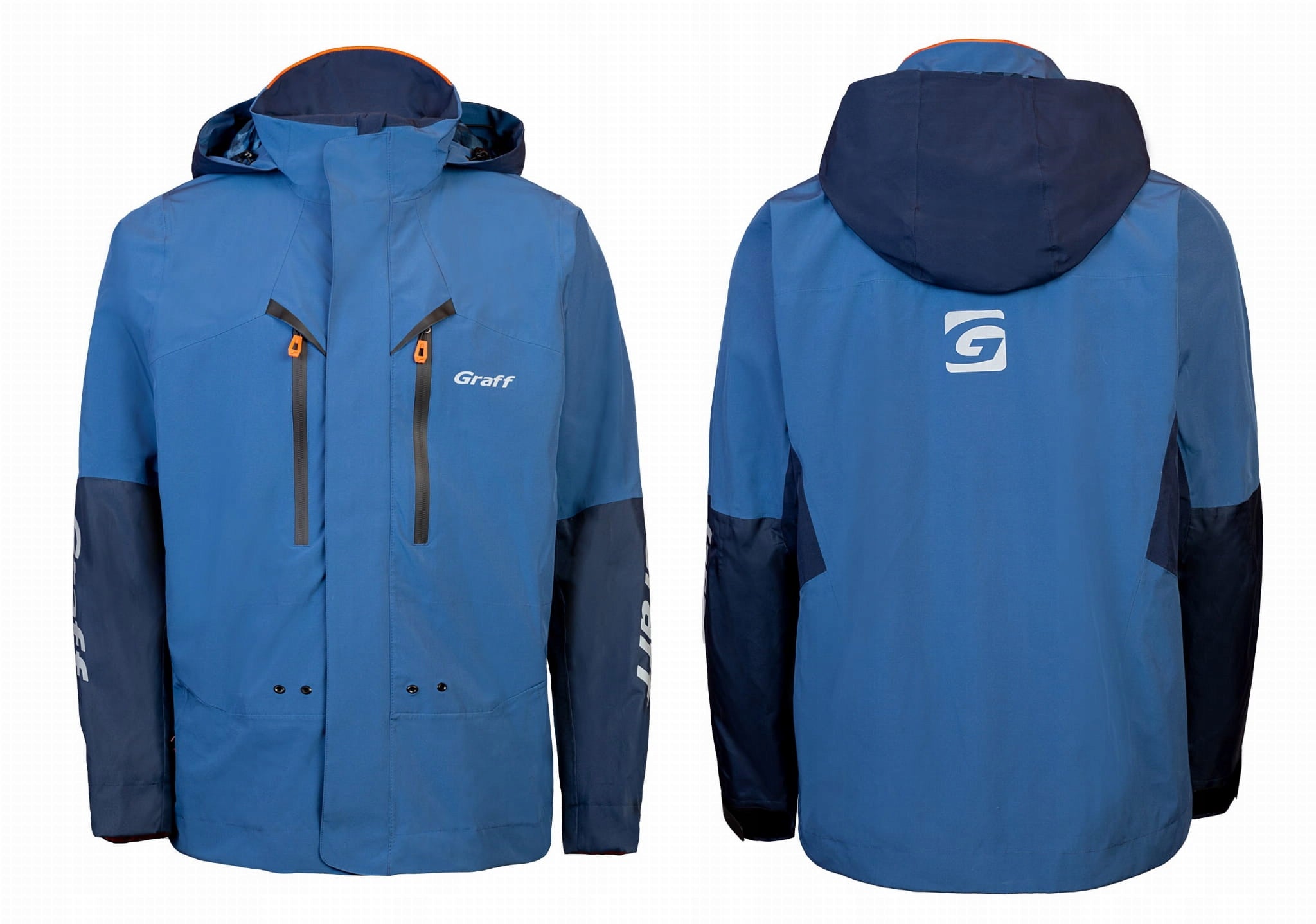 GRAFF WATERPROOF FISHING JACKET size L Brand Graff