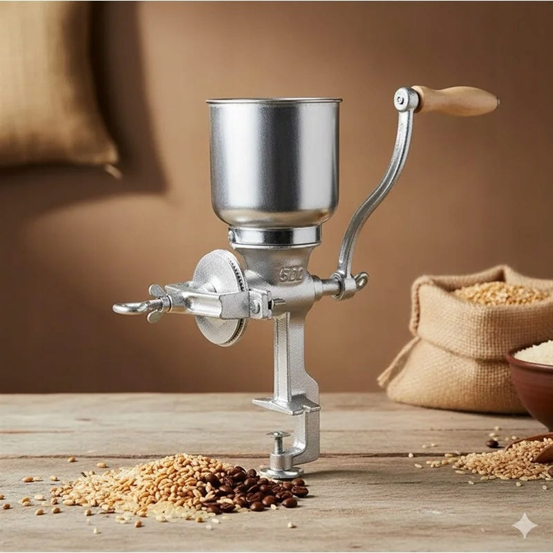 GRAIN GRINDER SHOT BLASTING MACHINE FOR GRINDING CEREAL HAND CAST IRON Brand Kinghoff
