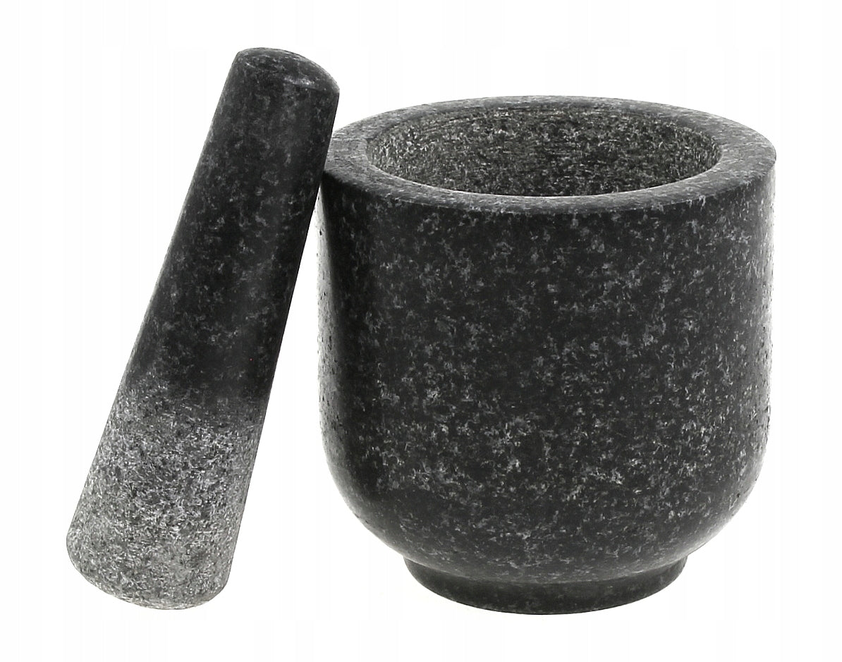 GRANITE Mortar with Large Stone Beater Packaging status original