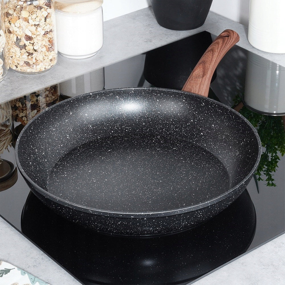 GRANITE frying pan for frying stewing VILDE 32 cm for gas induction Packaging status original
