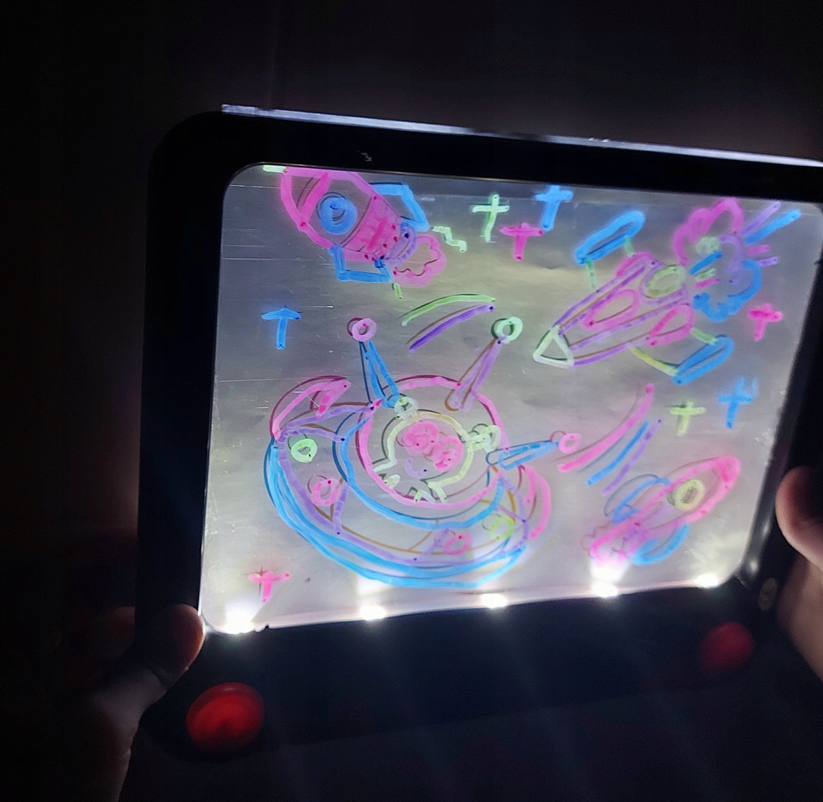 GRAPHIC TABLET FOR DRAWING MAGIC DRAWING BOARD LED NEON educational board Manufacturer code 5905884566190