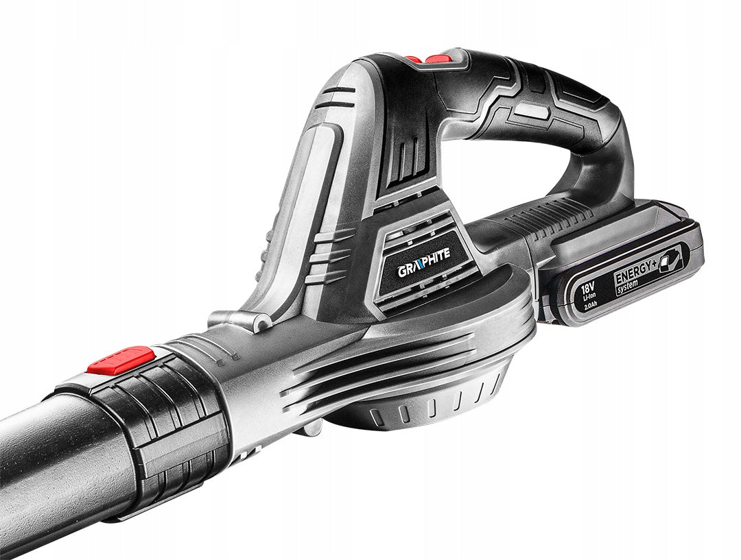 GRAPHITE Cordless Blower + 2Ah Battery + Light Leaf Charger Output 0 m3/min