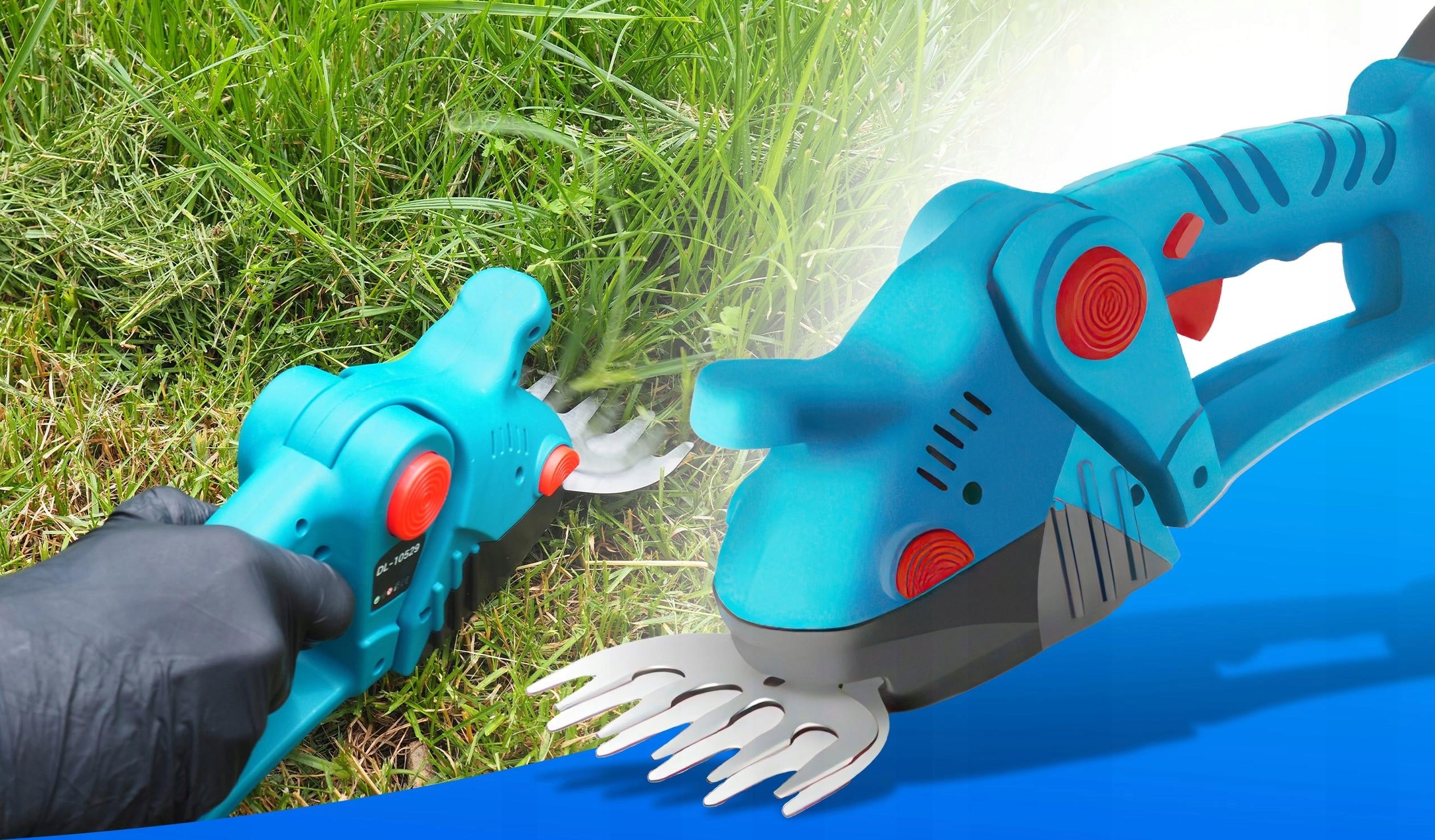 GRASS HEDGE TRIMMER ELECTRIC CORDLESS PRUNER Power supply battery operated