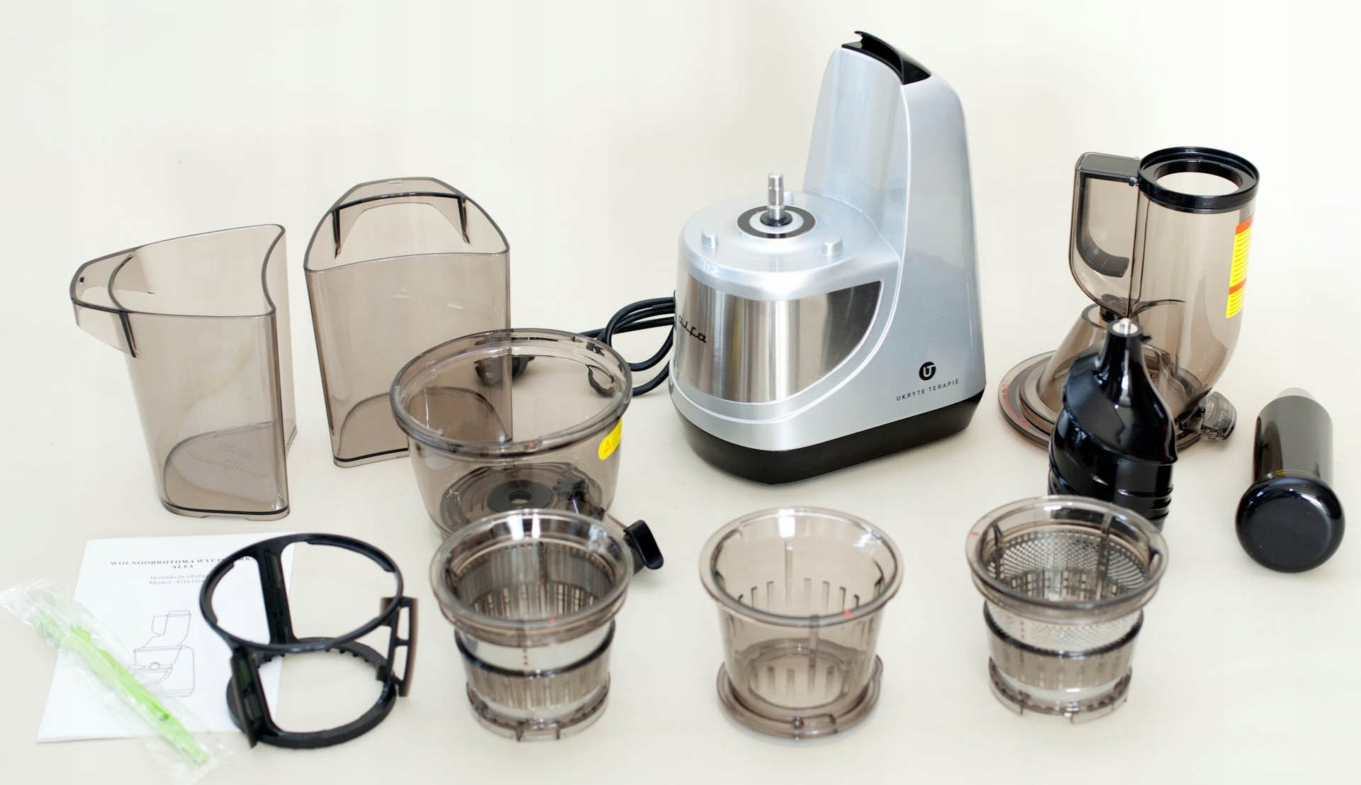 GRASS slow juicer for fruit vegetables large juicer 2in1 3 sieve EAN (GTIN) 5905504250010