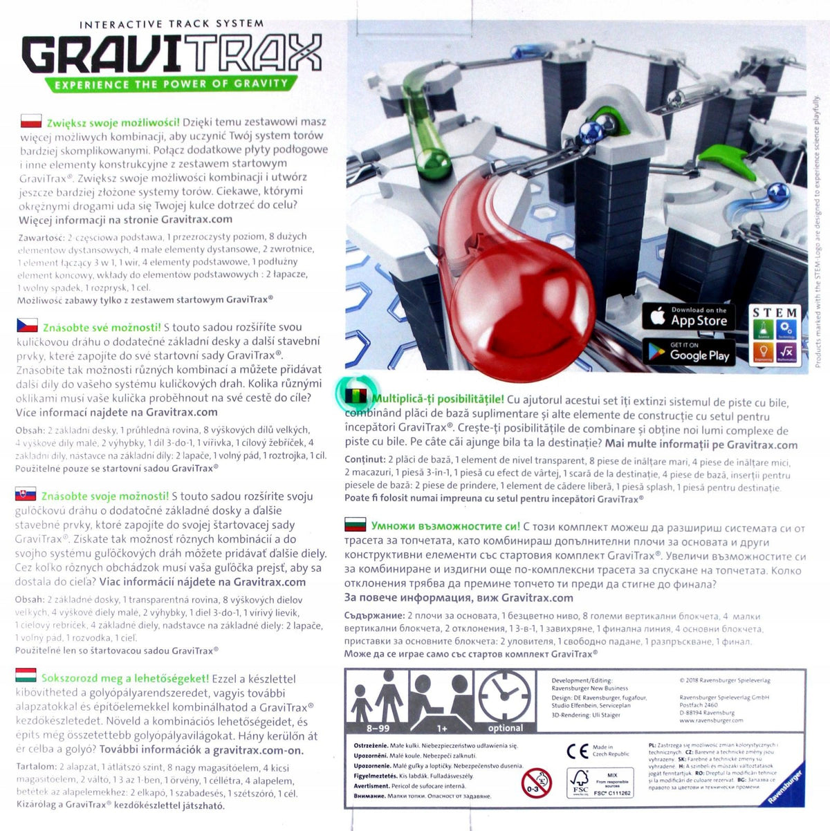 GRAVITRAX - COMPLEMENTARY SET OF BUILDINGS Packaging status original