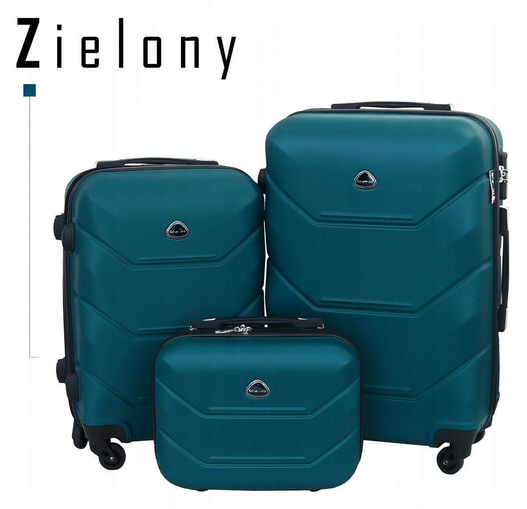 GRAVITT SUITCASE LUGGAGE SMALL SET 3in1 950 Depth (shorter edge) 24 cm