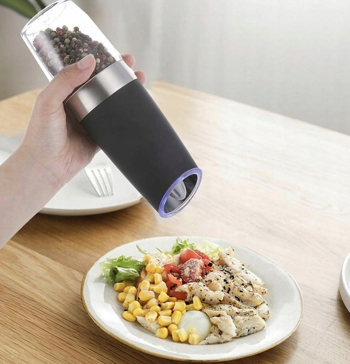 GRAVITY ELECTRIC PEPPER GRINDER SALT SPICES LED BACKLIGHT Packaging status original
