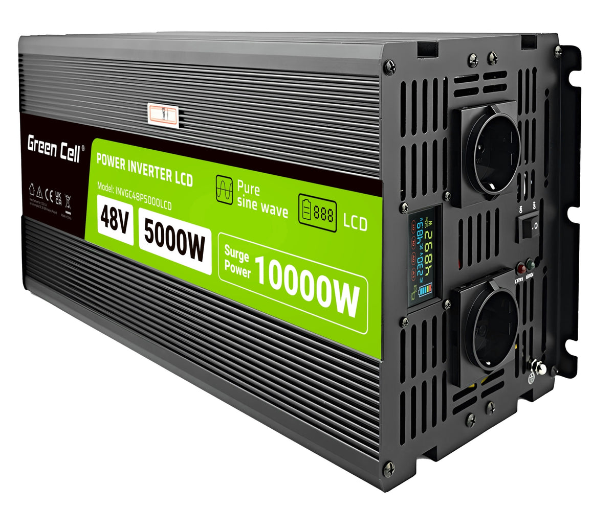 GREEN CELL CONVERTER PURE FULL SINE 48V 5000W/10000W PHOTOVOLTAICS