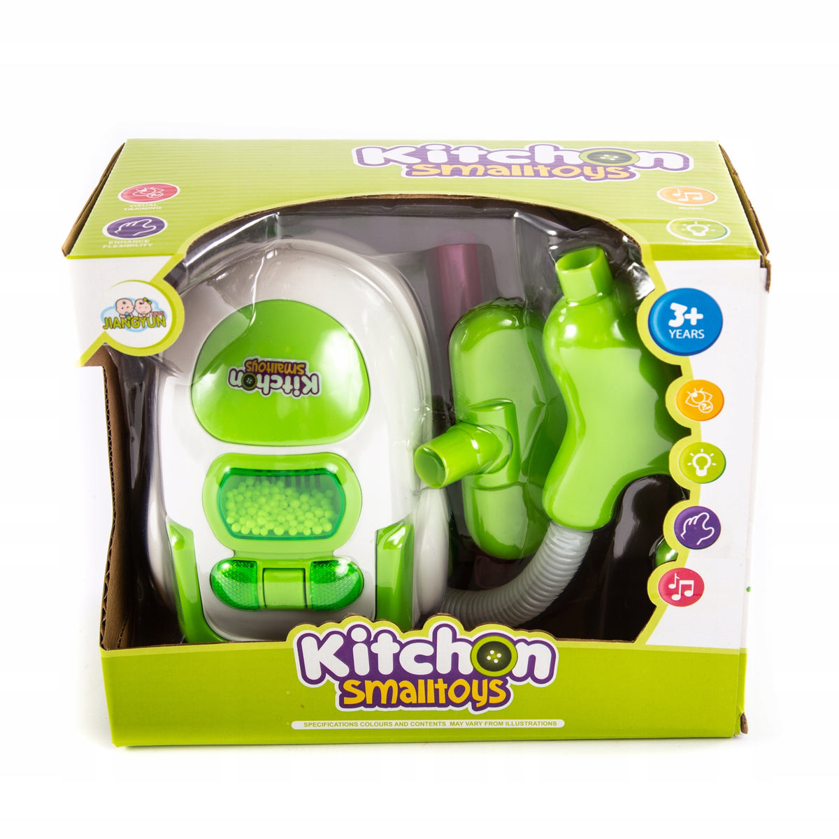GREEN VACUUM CLEANER FOR CHILDREN BATTERY-OPERATED TOY