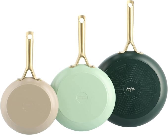 GREENPAN SHADES CERAMIC PAN SET 3 PIECES 20 / 24 / 28 CM A846