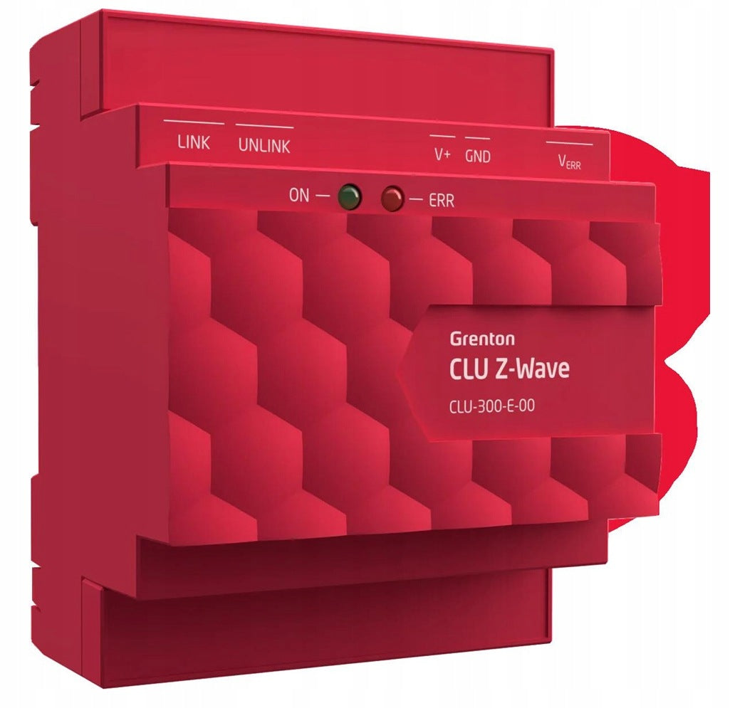 GRENTON CLU Z-Wave, DIN, Eth, TF-Bus V.3 Manufacturer code CLU-300-E-00