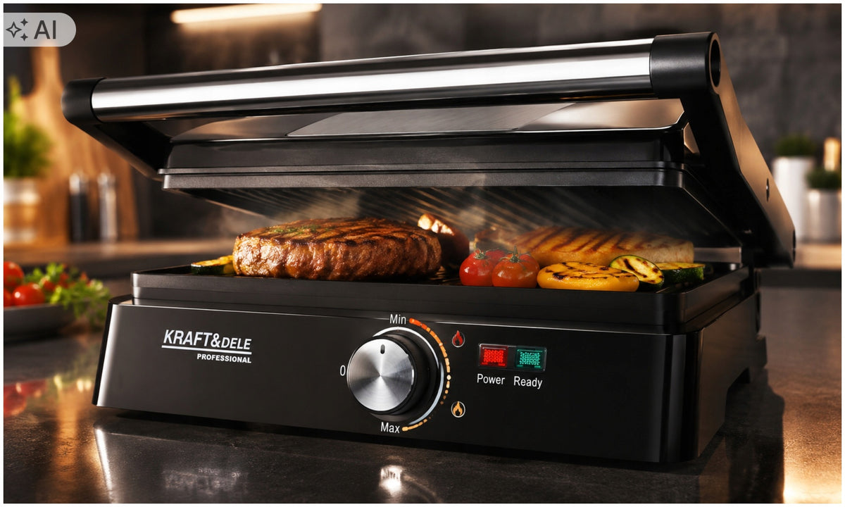 GRILL ELECTRIC TOASTER FOLDING TOASTER FOR PANINI SANDWICHES 2400W STRONG Manufacturer code GRILL ELEKTRYCZNY OPIEKACZ 2400W