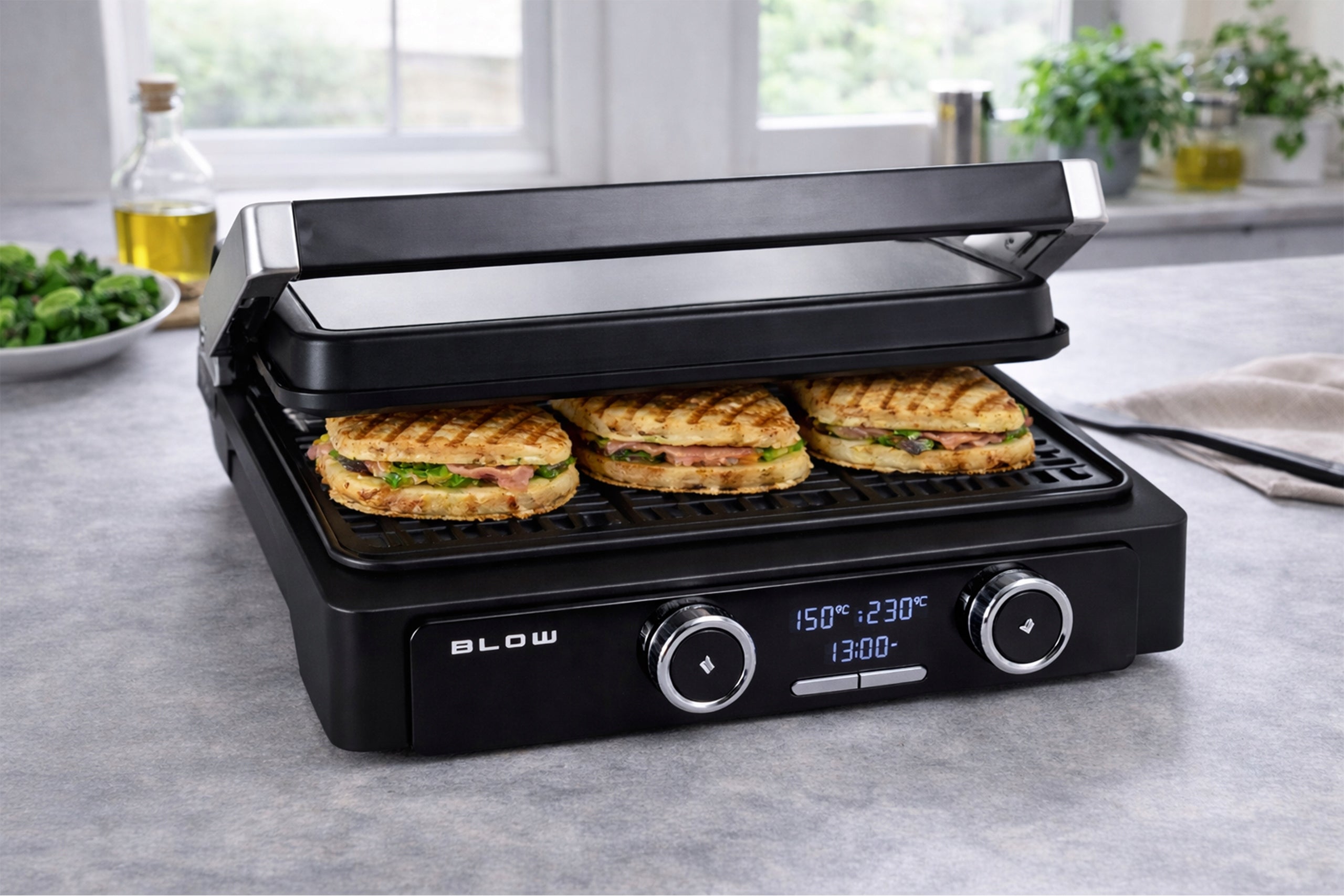 GRILL ELECTRIC TOASTER LARGE GRILLING AREA XXL 2500W Model Master Grill PRO