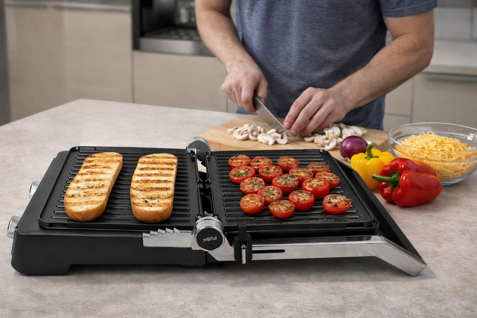 GRILL ELECTRIC TOASTER LARGE GRILLING AREA XXL 2500W Temperature control yes