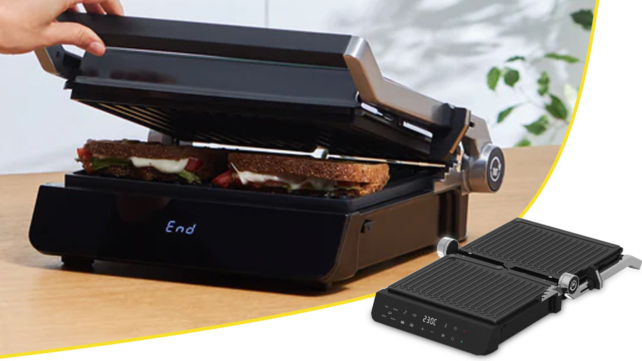 GRILL ELECTRIC TOASTER OVEN FOR PANINI KEBABA SANDWICHES FOLDING 2000W Model SK-08079