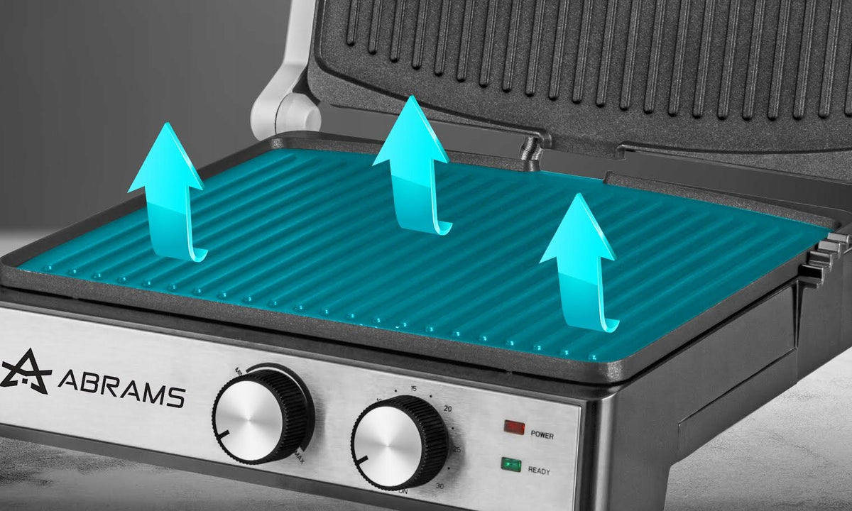GRILL TOASTER ELECTRIC 3IN1 WITH TEMPERATURE CONTROL TIMER STRONG Packaging status original