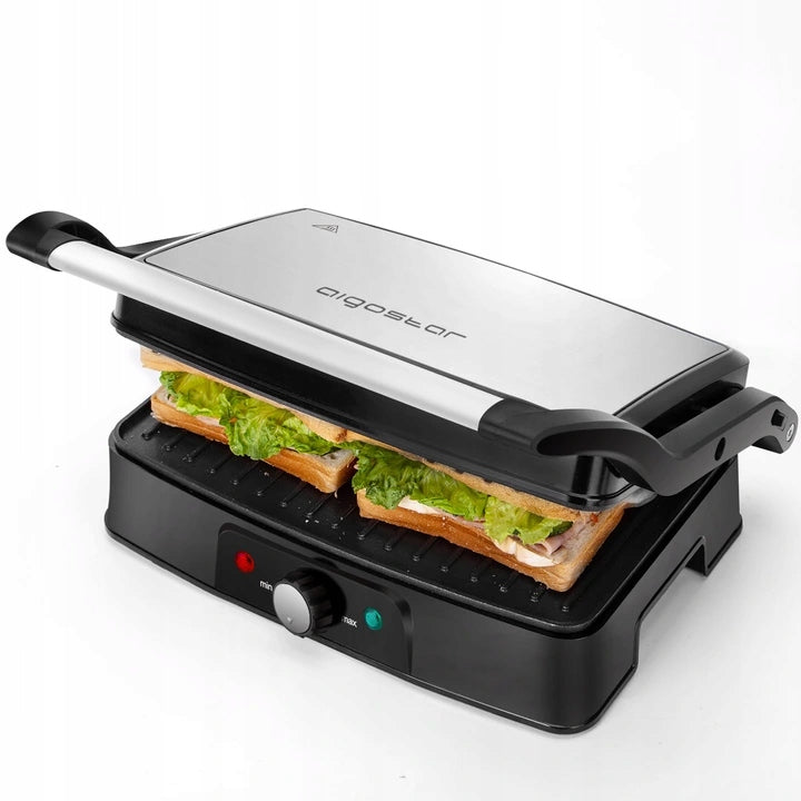 GRILL TOASTER FOR PANINI MEAT SANDWICHES 1500W Brand Aigostar