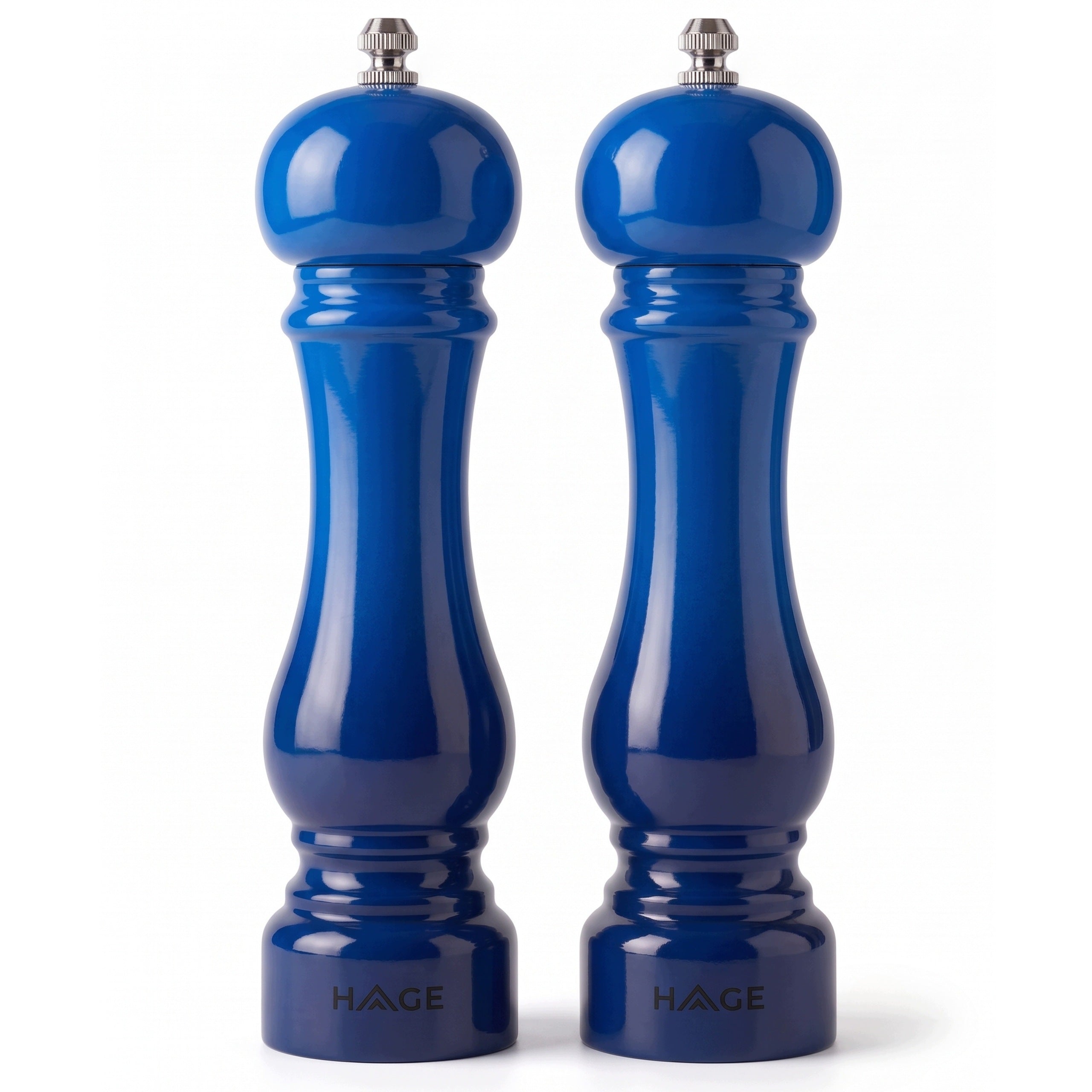 GRINDER SALT AND PEPPER GRINDERS HAND CERAMIC FILAMENT BLUE 2 PCS.