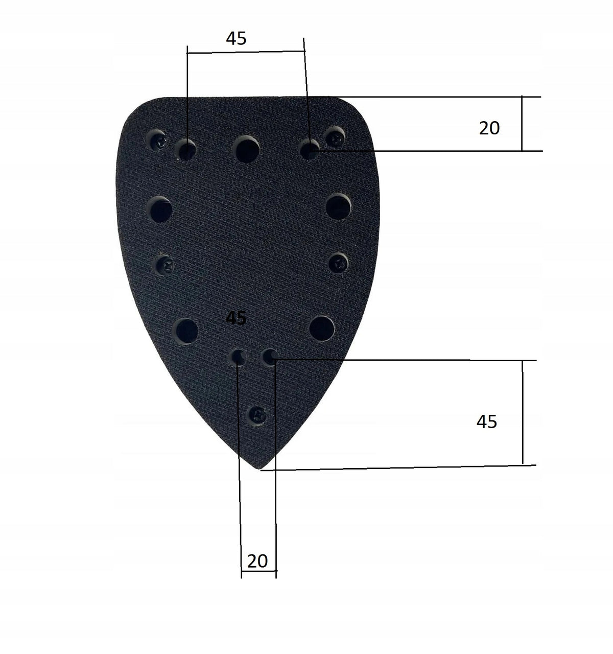 GRINDING FOOT REPLACEMENT GRINDER IRON POWE SET5 Manufacturer code 116.047.06