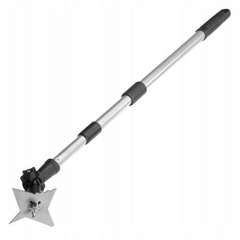 GROUT SCRAPER WITH 4 TEETH STAINLESS STEEL TELESCOPIC HANDLE 63-130 CM
