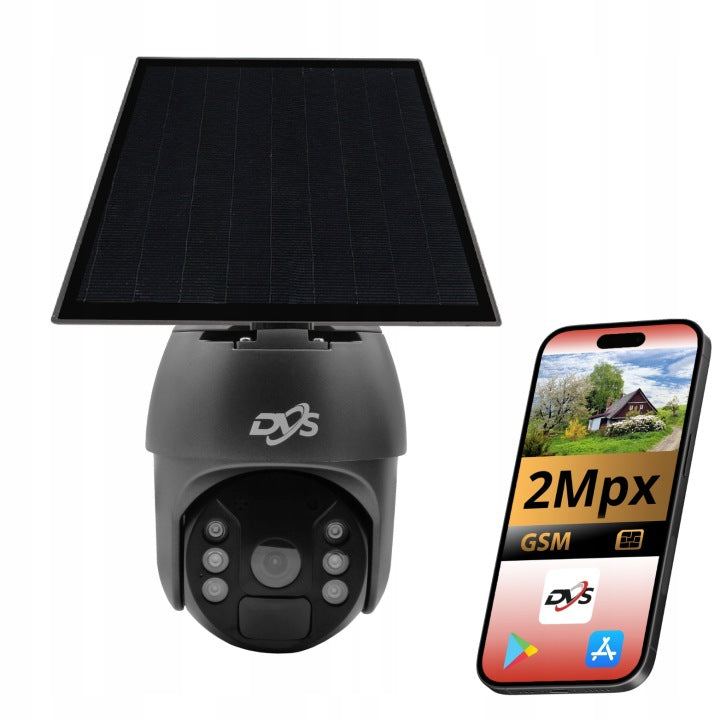 GSM Wireless Solar Camera WITH BUILT-IN 2Mpx FHD SIM CARD BATTERY