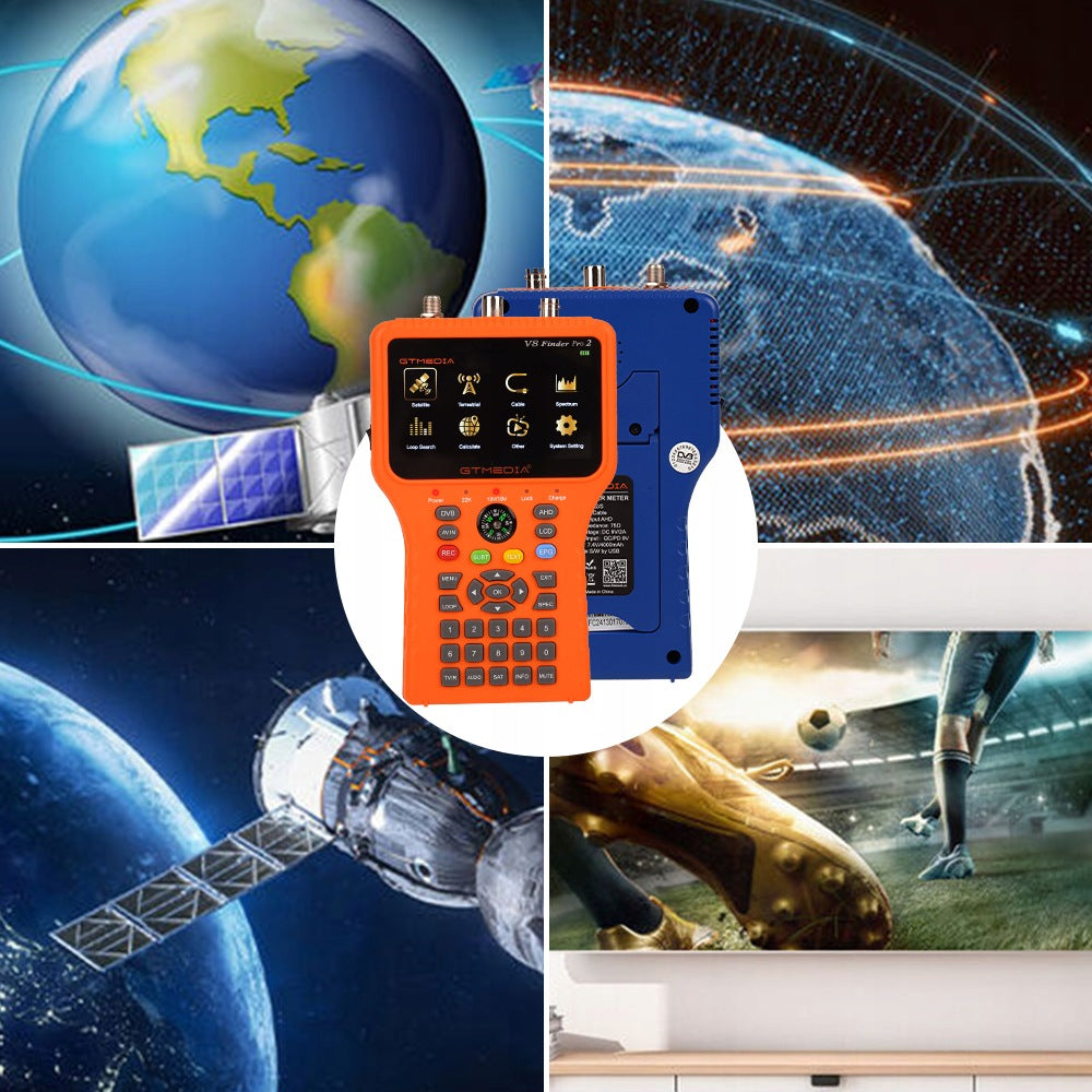 GTMEDIA V8 SATELLITE LOCATOR HD. SATELLITE FINDER Packaging status original