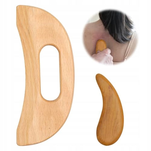 GUA SHA MASSAGER WOODEN BODY FACE MASSAGE SET FOR WOMEN Brand no brand