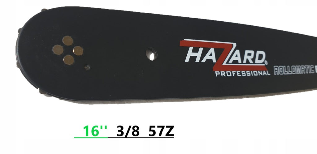 GUIDE 16" 3/8''050 57 SAWS +2CHAINS Manufacturer code 01 HAZARD