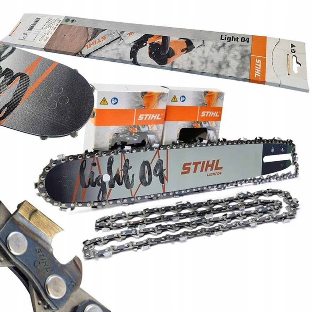 GUIDE BAR + 2 STIHL CHAINS 35cm 3/8 1.3