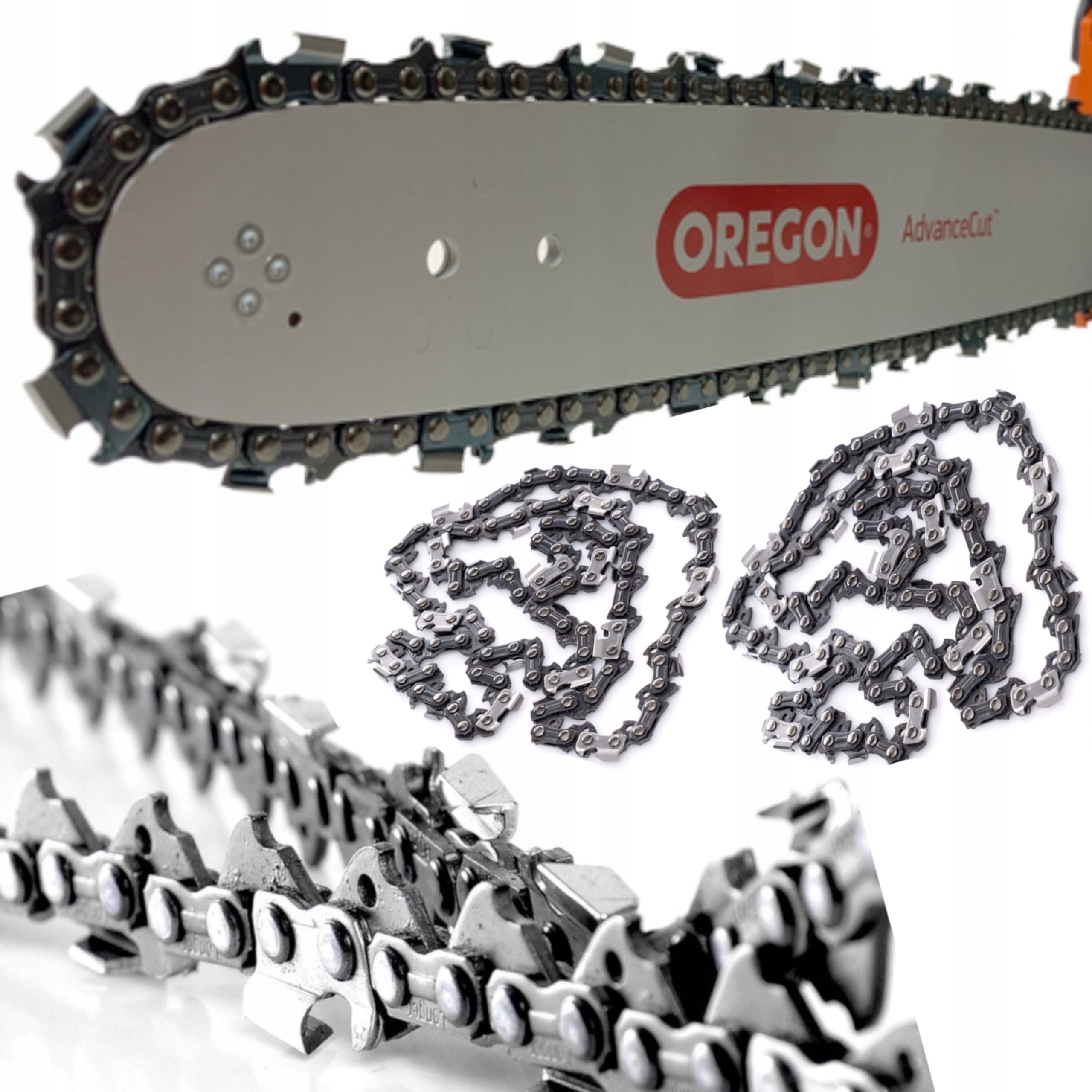 GUIDE OREGON 15'' 325 1,5 64 OG +2x CHAIN FOR HUSQVARNA MAKITA DOLMAR